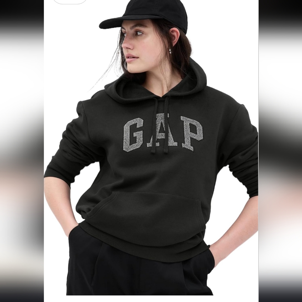 GAP sparkly logo hoodie